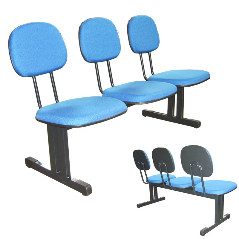 longarina secretaria 3 lugares